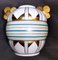 Vintage Art Deco Craquelé Ceramic Vase from A.M.C. Belgium 4