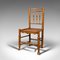 Kleiner antiker englischer viktorianischer Tanner's Stuhl aus Esche & Ulmenholz mit spindelförmiger Rückseite 3
