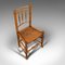 Kleiner antiker englischer viktorianischer Tanner's Stuhl aus Esche & Ulmenholz mit spindelförmiger Rückseite 7