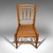 Kleiner antiker englischer viktorianischer Tanner's Stuhl aus Esche & Ulmenholz mit spindelförmiger Rückseite 8