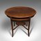 Antique English Regency Mahogany & Walnut Occasional Side Table, 1820s 8