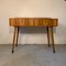 German Birch Desk with Brass Tips, 1950s 3