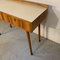 German Birch Desk with Brass Tips, 1950s 4