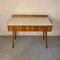 German Birch Desk with Brass Tips, 1950s 1