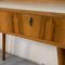 German Birch Desk with Brass Tips, 1950s 2