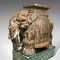 Tables d'Appoint Éléphant Décoratives Antiques en Céramique, Inde, Set de 2 11