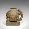 Antike Indische Dekorative Keramik Beistelltische, 2er Set 6