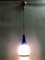Glas Deckenlampe, 1970er 3