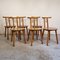 Oak Chairs, 1980s, Set of 6 5