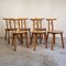 Oak Chairs, 1980s, Set of 6, Image 5