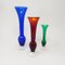 Italian Murano Glass Vases by Seguso, 1970s, Set of 3 2