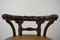 Wood, Leather and Cane Office Chair, 1800s, Image 7