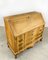 Antique Swedish Oak Desk with Drawers, Image 5