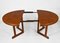 Großer Ausziehbarer Dänischer Modern Teak Esstisch, 1970er 10