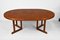 Large Danish Modern Extendable Teak Dining Table, 1970s 9