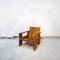 Oak Armchair by Gerrit Thomas Rietveld, 1950s, Image 1