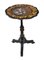 Viktorianischer von Hand dekorierter Vintage Tilt Top Weintisch, 1880er 1