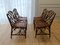 Mid-Century Chippendale Style Rattan & Bamboo Chairs, Set of 4 2