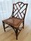 Mid-Century Chippendale Style Rattan & Bamboo Chairs, Set of 4 9