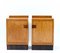 Art Deco Haagse School Oak Nightstands, 1920s, Set of 2, Image 2