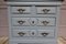 Small Vintage Chest of Drawers with Granite Top 10