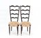 Mid-Century Modern High Back Side Chairs Attributed to Paolo Buffa, Set of 2, Image 4