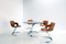 Scimitar Dining Set by Boris Tabacoff for Mobilier Modular Moderne, 1970s, Set of 5 7