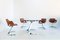 Scimitar Dining Set by Boris Tabacoff for Mobilier Modular Moderne, 1970s, Set of 5 2