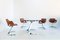 Set da pranzo Scimitar di Boris Tabacoff per Mobilier Modular Moderne, anni '70, set di 5, Immagine 2