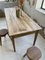 Vintage Tisch aus Eiche & Pinienholz 10