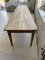 Large Vintage Beech & Pine Farmhouse Dining Table 30