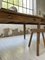 Large Vintage Beech & Pine Farmhouse Dining Table 65
