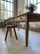 Large Vintage Beech & Pine Farmhouse Dining Table, Image 16