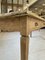 Large Vintage Beech & Pine Farmhouse Dining Table 63