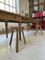 Large Vintage Beech & Pine Farmhouse Dining Table, Image 18