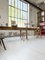 Large Vintage Beech & Pine Farmhouse Dining Table 2