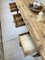 Large Vintage Beech & Pine Farmhouse Dining Table 75