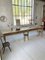 Large Vintage Beech & Pine Farmhouse Dining Table 28