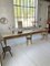 Large Vintage Beech & Pine Farmhouse Dining Table, Image 28