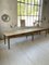 Large Vintage Beech & Pine Farmhouse Dining Table 37