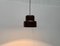 Mid-Century Danish Poker Pendant Lamp by Jo Hammerborg for Fog & Morup, Image 4