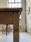 Vintage Solid Oak Farmhouse Table 35