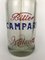 Italian Glass Seltzer Bottle with Bitter Campari Milano Logo, 1950s 3