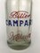 Italienische Flasche Seltzer mit Bitterem Campari Milano Logo, 1950er 3