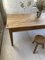 Großer Vintage Tisch aus Buche & Pinienholz 31