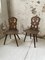 Chaises Mountainistes Alsaciennes Brutalistes, 1800s, Set de 2 1