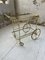 Vintage Brass & Bamboo Serving Trolley from Maison Baguès, Image 16