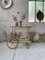 Chariot de Service Vintage en Laiton & Bambou de Maison Baguès 51
