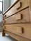 Vintage Elm Chest of Drawers by Maison Regain 24
