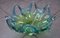 Cuenco vintage de cristal de Murano turquesa y verde, años 50, Imagen 1